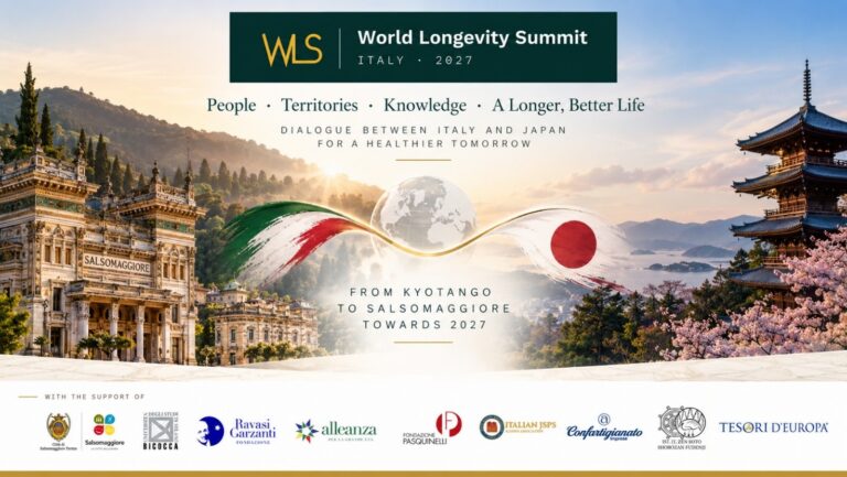 Tesori d’Italia nel percorso verso il World Longevity Summit 2027: da Kyotango a Salsomaggiore, un ponte tra Italia e Giappone per una nuova cultura della Longevity