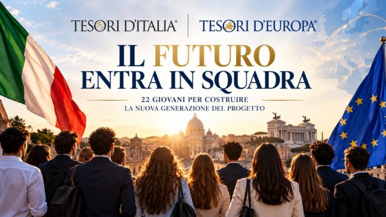 IL FUTURO ENTRA IN SQUADRA: Tesori d’Italia e Tesori d’Europa scelgono 22 giovani per costruire la nuova generazione del Network